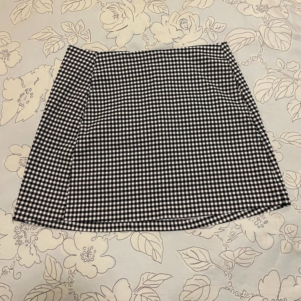 Plaid Miniskirt